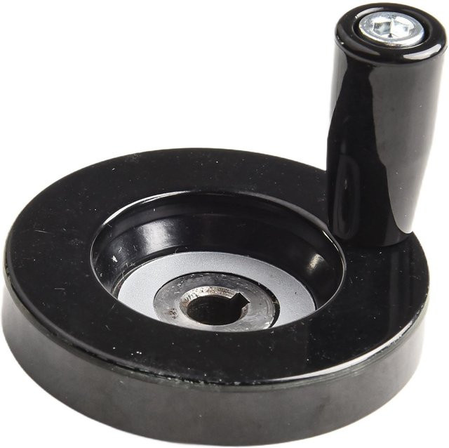 VIBRATITE Mechanisches Handrad für Drucker und Fräsmaschinen, Durchmesser: 63 mm, Bohrung: 8 mm - Bild 1