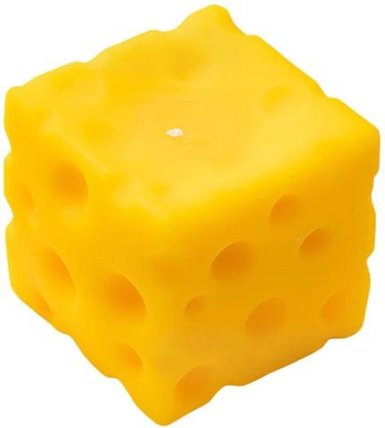 Vogue Wardrobe Formbarer Käse-Quetschspielzeug Stressabbau Gelb - Bild 1