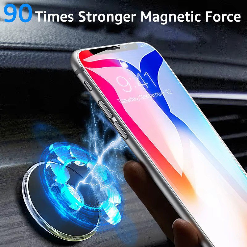 Magnetischer Autotelefonhalter Mrgabwte in Silber für Smartphone und GPS - Bild 6