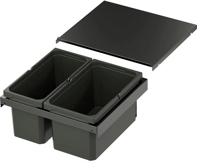Vauth-Sagel Abfalltrennsystem Envi Flex Xs-216 in Lava mit Korpusbreite: 50 cm - Bild 1