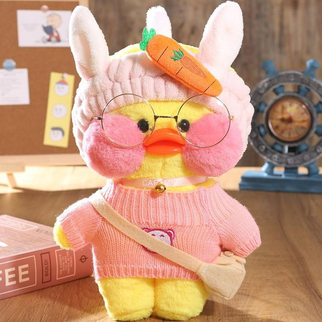 Lalafanfan Ente, Plüschtier, 30cm, ab 3 Jahre - Bild 1