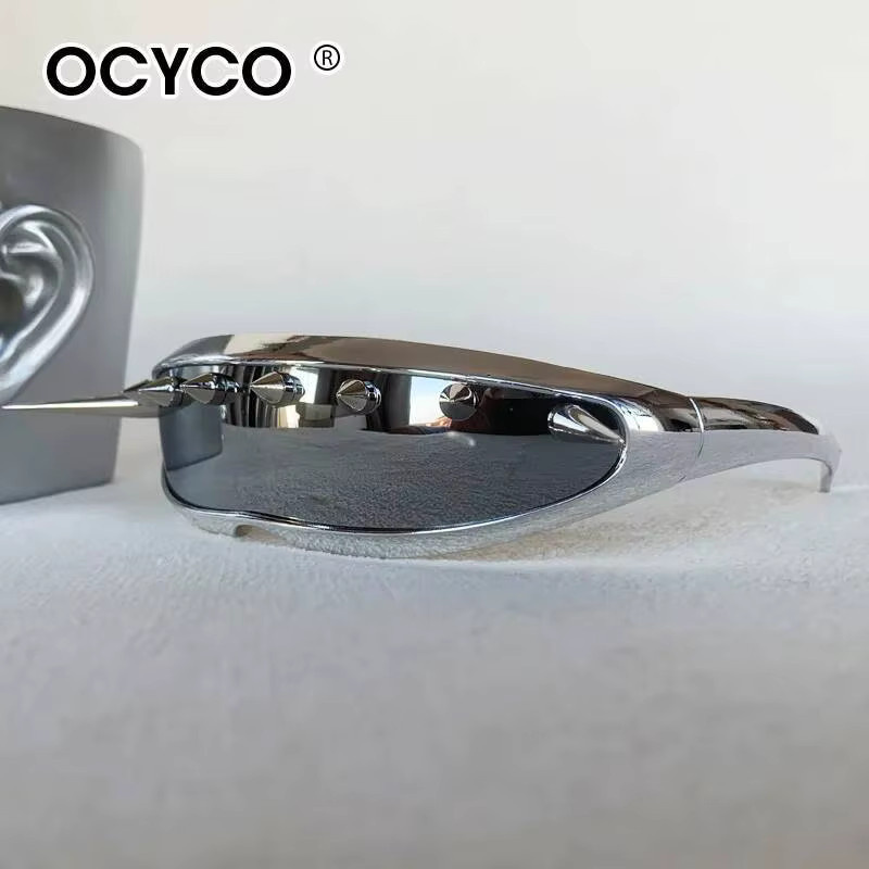 OCYCO Sonnenbrille, Metall, Vollrand, silver, Unisex - Bild 2