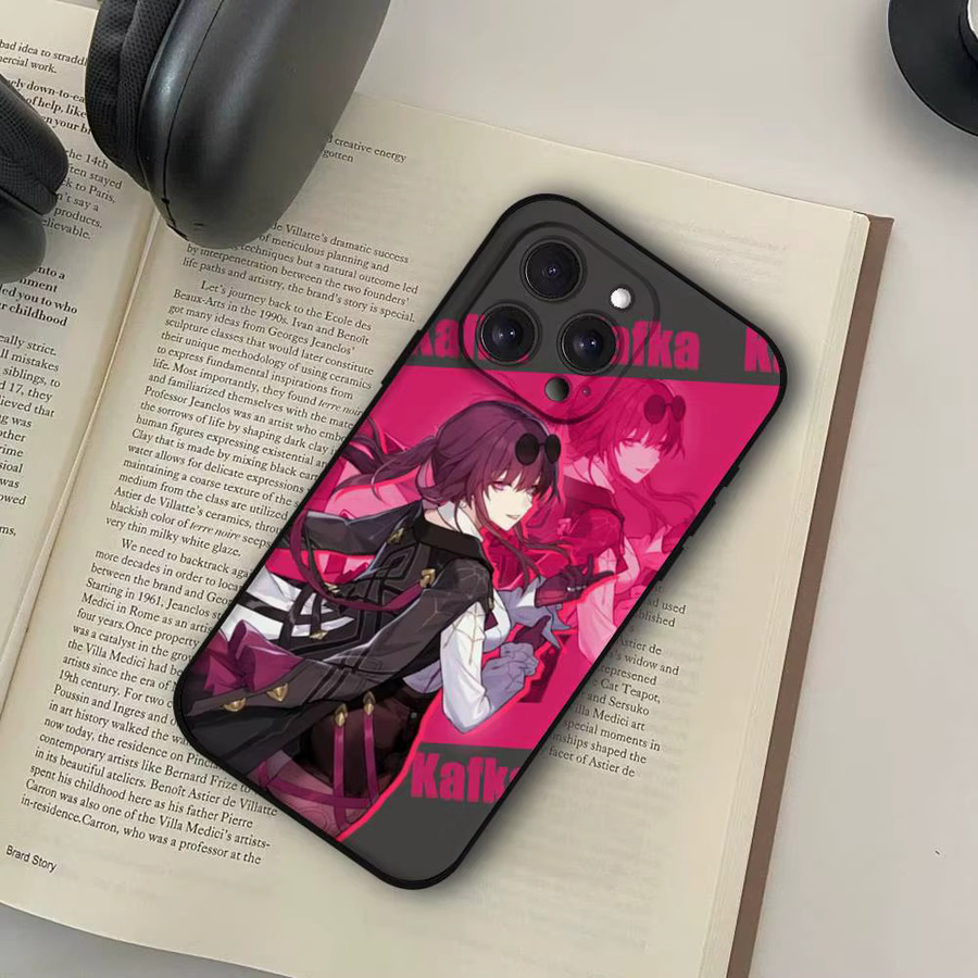 Honkai Star Rail Handyhülle für iPhone 11 bis 17 Pro Max, weiche Schutzhülle, Schwarz - Bild 5