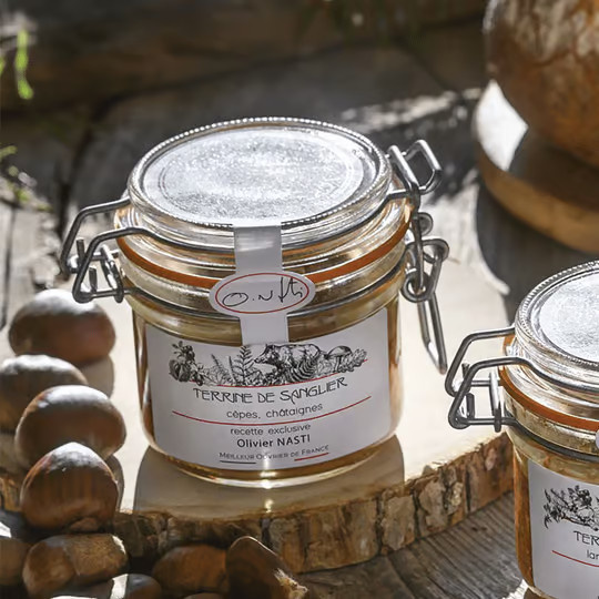 Maison Telme Wildschweinterrine mit Kastanien & Steinpilzen 200 g - Bild 2