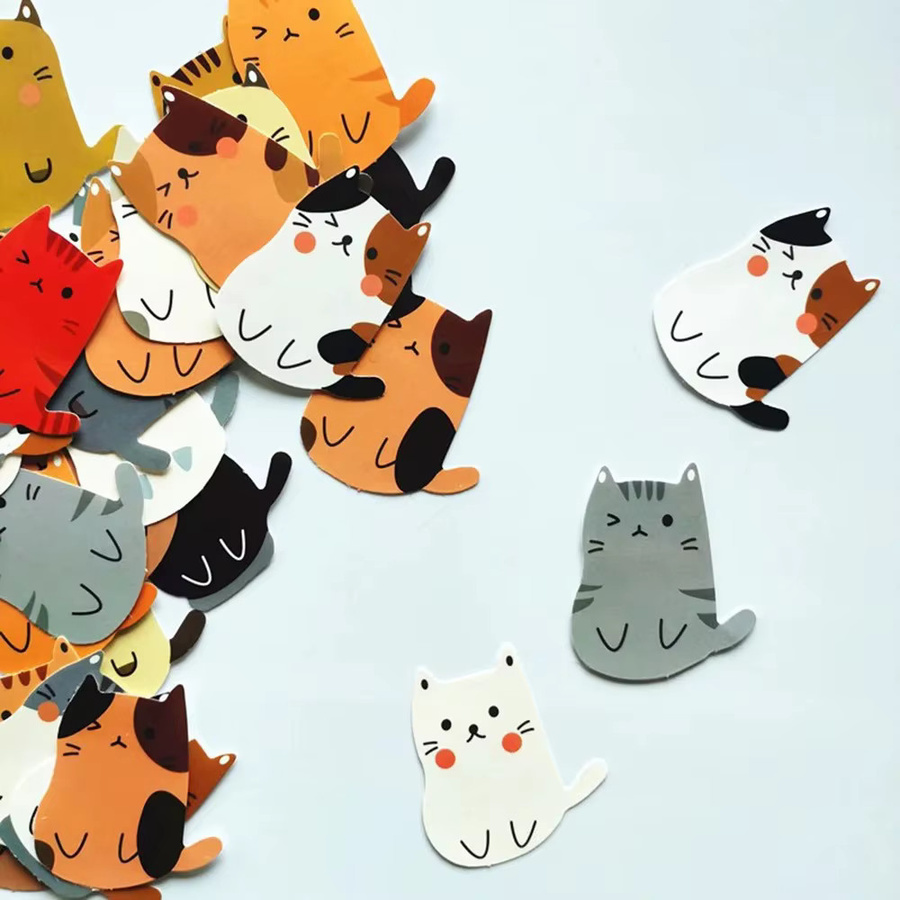 GOGOTU Tier-Katzen-Aufkleber, 40-teiliges Set, multicolor - Bild 4