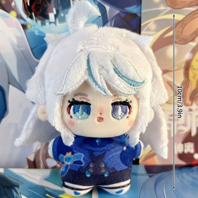 Linyi toy Genshin Impact Furina Tartaglia Plüsch Schlüsselanhänger, 10cm, ab 14 Jahren - Bild 1