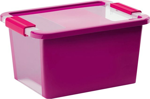 Kis Bi-Box Aufbewahrungsbehälter mit Deckel Violett, 11 l - Bild 1