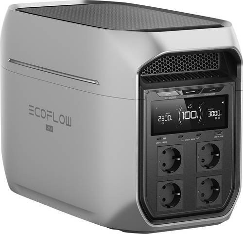 EcoFlow Delta 3 Max Plus Tragbare Powerstation Schwarz (2048 Wh, 3000 W) - Bild 2