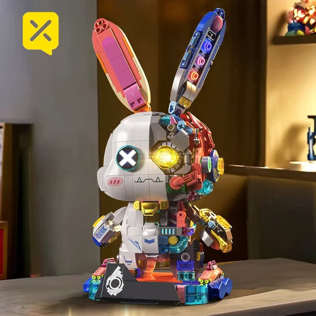 KAVOWORLD Roboter Kaninchen, Bausteine, 1377 Teile, Bunt / Mehrfarbig - Bild 1