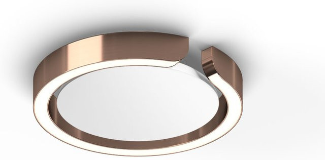 Occhio Mito Soffitto 20 UP LED-Deckenleuchte in Roségold und Weiß Matt mit Occhio air Modul und dimmbarer x-tra warm LED (2200K - 3500K) - Bild 1