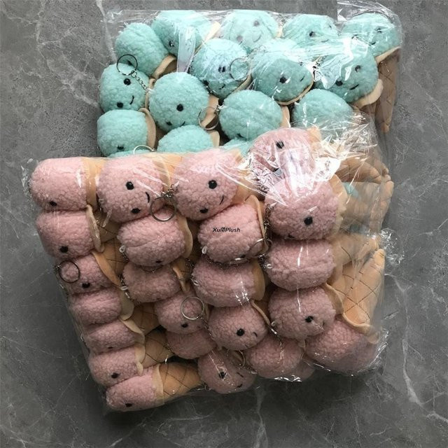 Yiran toy Eiscreme Plüsch kleiner Anhänger Schlüsselanhänger, ab 3 Jahre - Bild 1