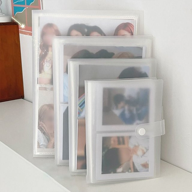 Transparentes Fotoalbum für Fotokarten und Idol-Sammelkarten mit 80 bis 160 Slots aus Kunststoff - Bild 1