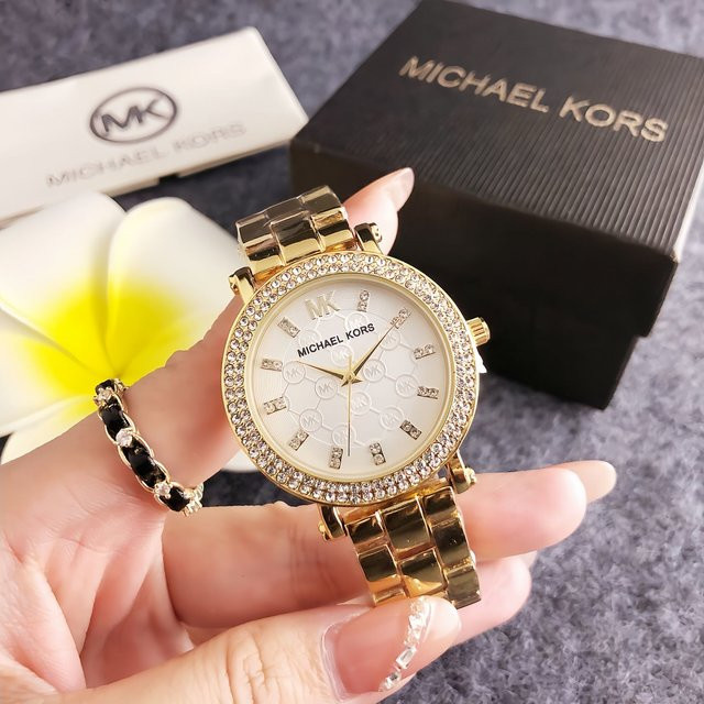 Michael Kors Armbanduhr, Diamant, Edelstahl, Quarz, Damen - Bild 1