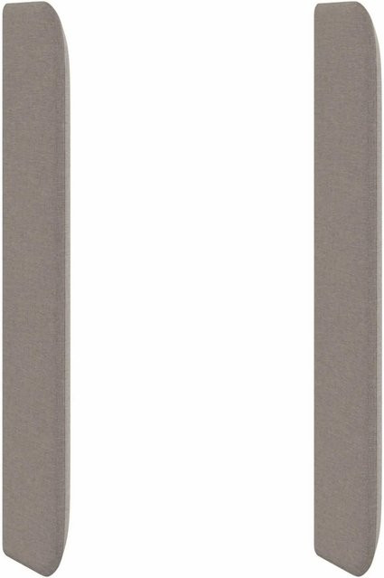 vidaXL Kopfteil Ohr in Taupe, gepolstertes Bettgestell aus Stoff, Breite: 80 cm, Tiefe: 16 cm, Höhe: 4 cm - Bild 1