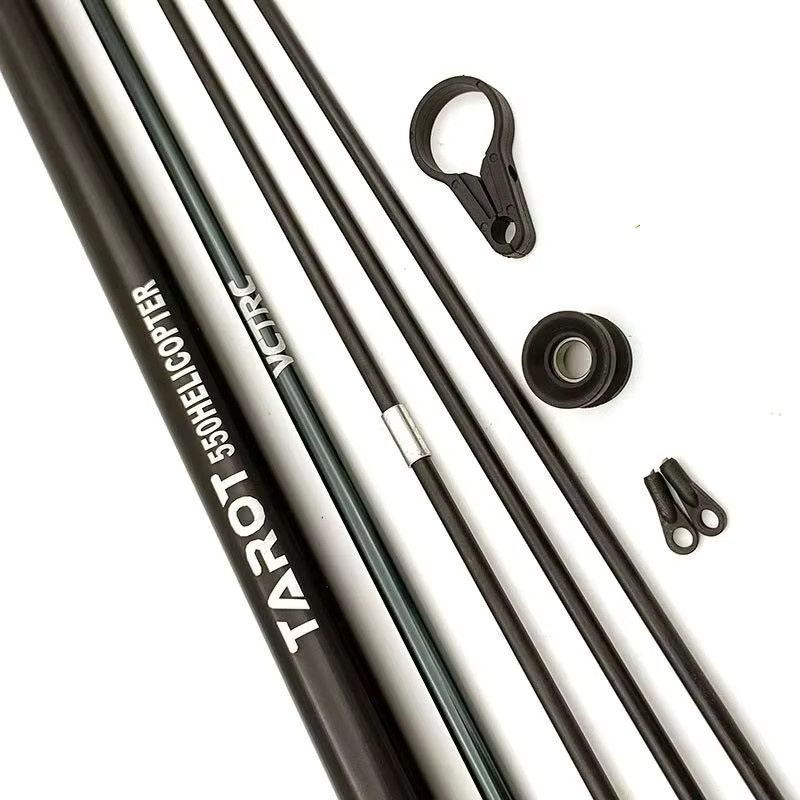 AEOLIAN RC 550 Torque Tube Tail Servo Rod Tail Boom Brace, Zubehör, Metall, Schwarz, ab 14 Jahre - Bild 5
