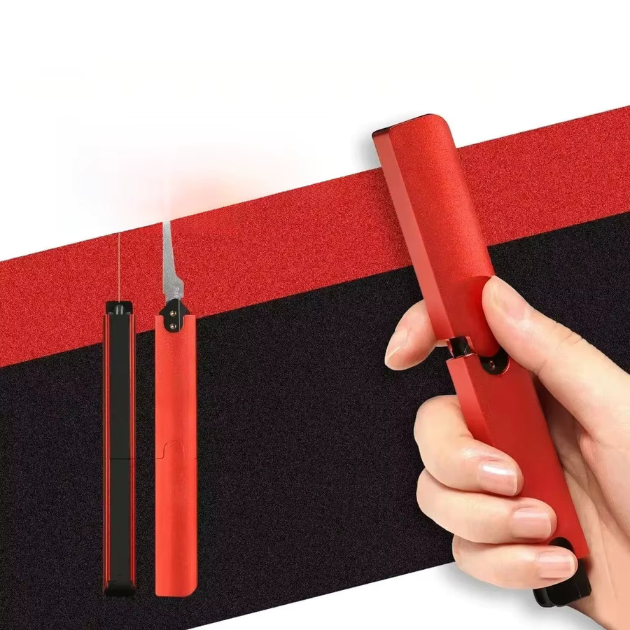 DSPIAE AT-HW Aluminium-Handsäge mit Schneidklingen in Rot für Modellbau und Hobby - Bild 7