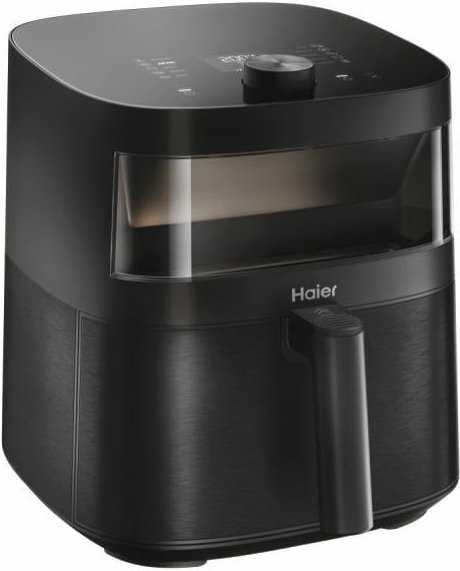 Haier Heißluftfritteuse HAF5TWA 011 in Schwarz mit Timer und spülmaschinenfesten Teilen - Bild 1