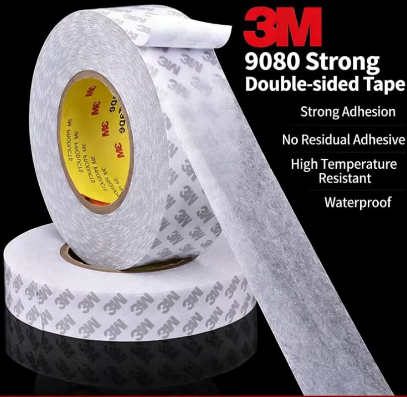 3M 9080 Doppelseitiges Klebeband, transparent, 50 m - Bild 2