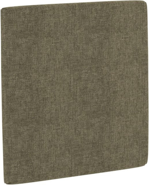 FBF bed&more Rückenteil Venezia mit Olbia in Taupe, gepolstertes Kopfteil mit Leinenoptik, B/T/H: 100 x 6 x 90 cm - Bild 1