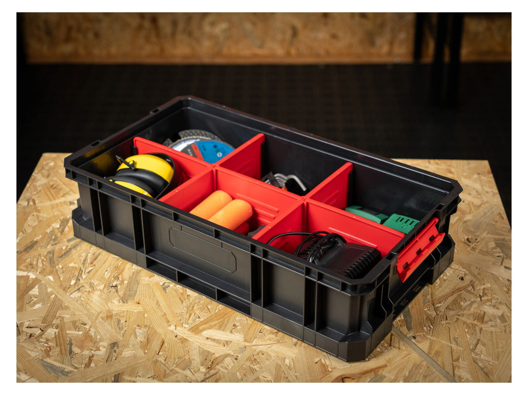 QBRICK SYSTEM Organizer QS Two Box 100 FLEX in Schwarz - Bild 2