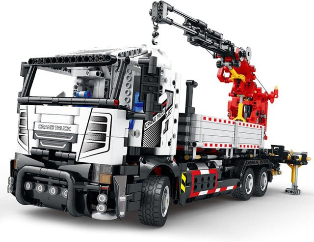 Reobrix Kranwagen Klemmbaustein Set 2328 Teile ab 14 Jahren - Bild 1