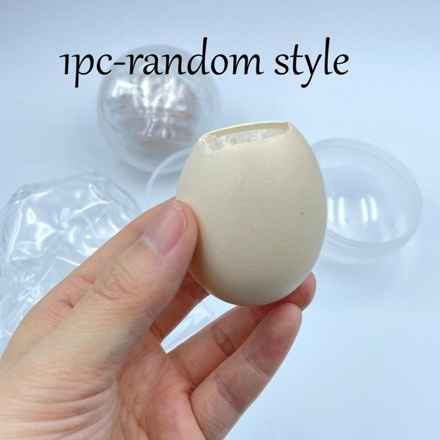 Silikon-Ei-Quetschspielzeug Riss-Ei Fidget Squishy, gray - Bild 1