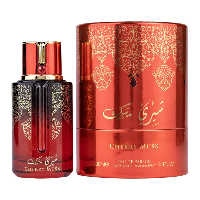 Arabiyat Prestige Cherry Musk Eau de Parfum für Erwachsene, 100ml, Floral und Orientalisch, Rot - Bild 2