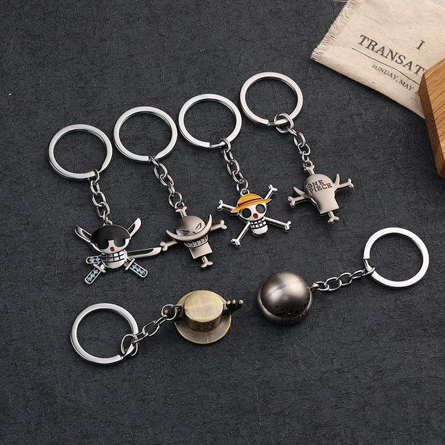 Bandai Schlüsselanhänger, One Piece, Metall, Unisex - Bild 1