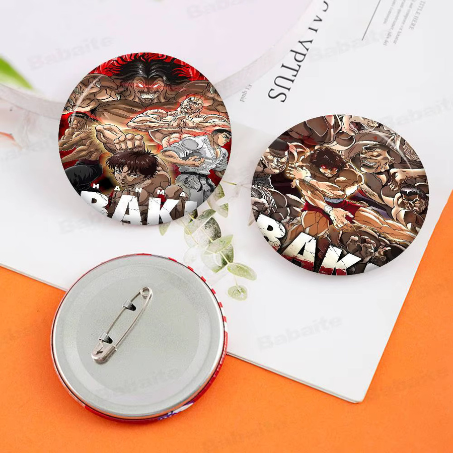 Anstecknadel Baki Hanma, 58mm, Unisex - Bild 5
