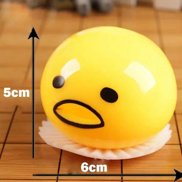 Binchi Outdoor Equipment Scherzspielzeug, Erbrechen, Eigelb, gequetschtes Smiley-Gesicht - Bild 1