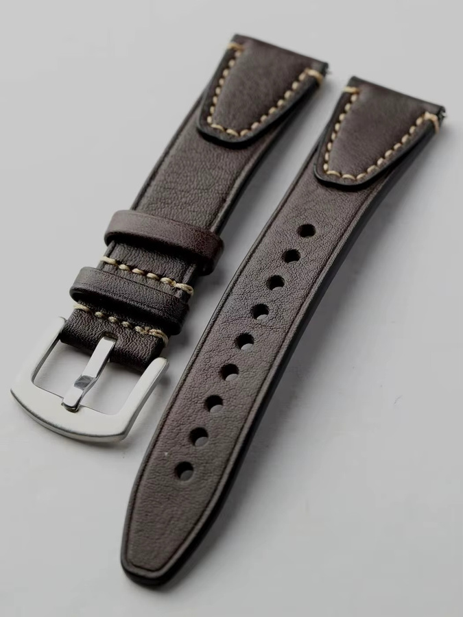 Raystray Armband, Leder, Vintage, Schwarz, Herren - Bild 2