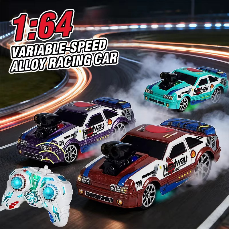 CONUSEA Mini RC Drift Racing Auto, Legierung, 1:64, ferngesteuert - Bild 2
