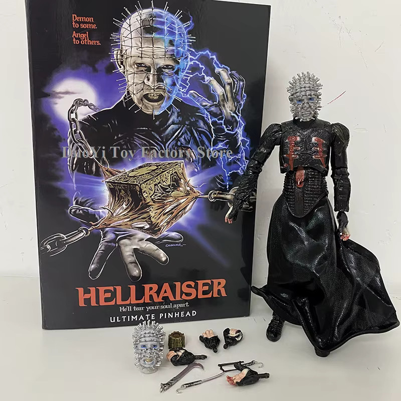 NECA Hellraiser Ultimate Pinhead Actionfigur in Schwarz aus PVC - Bild 2