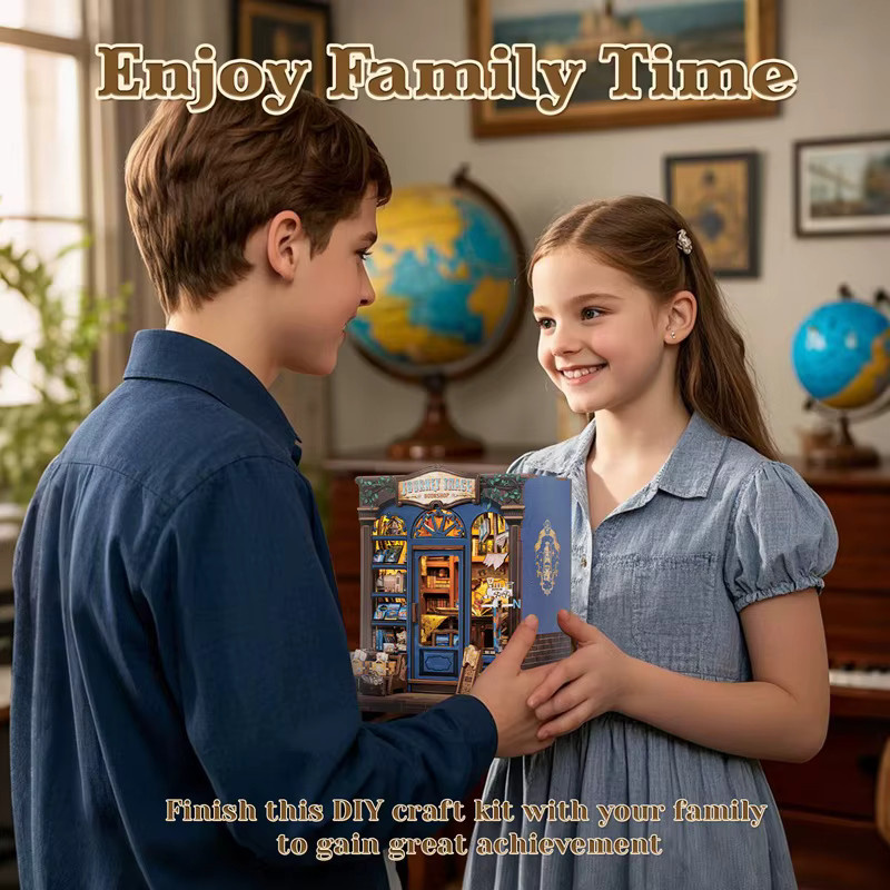 CUTEBEE Journey Trace, 3D-Puzzle aus Holz, mit LED-Leuchten, ab 14 Jahren - Bild 4