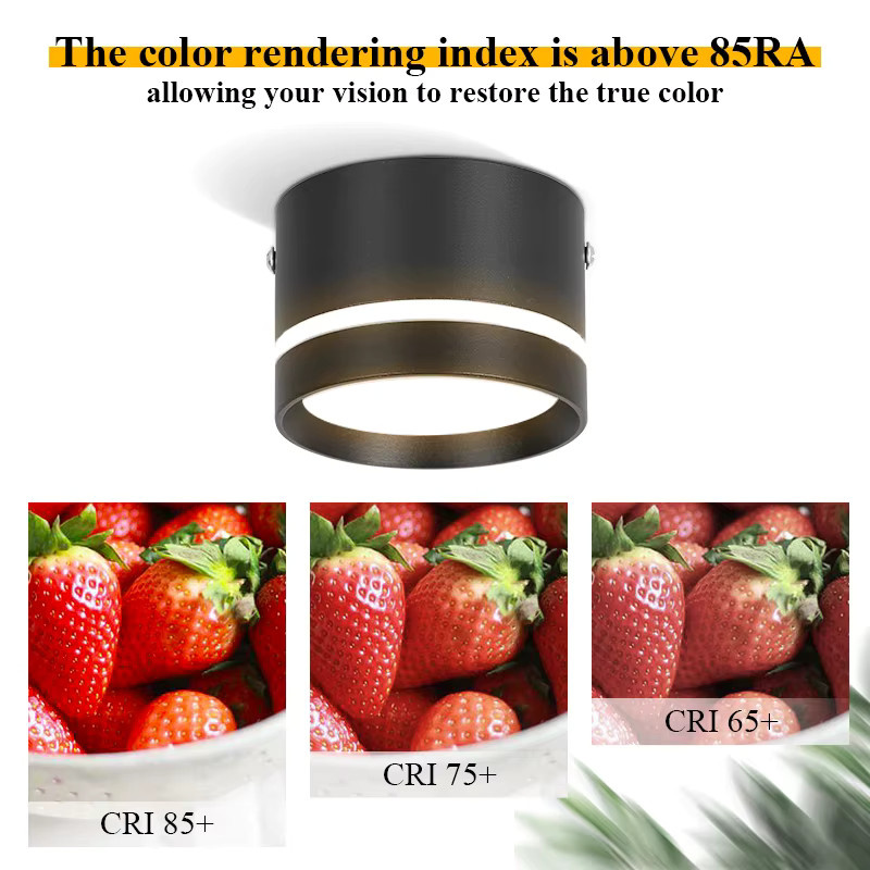 CANMEIJIA LED Deckenlampe Aufputz Downlight für Schlafzimmer und Küche, Weiß - Bild 3