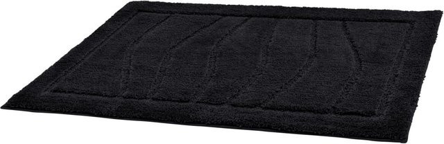 Tuffi Badematte Lasse Schwarz aus Polyester mit OEKO-TEX Standard 100, B/T: 120 x 70 cm - Bild 1