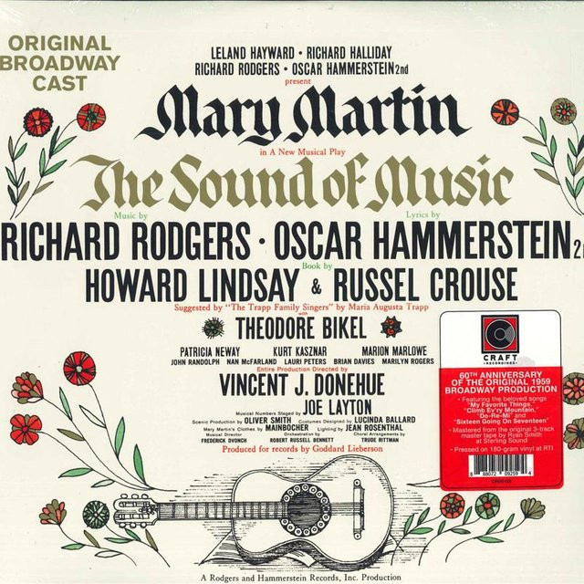 The Sound Of Music LP Schallplatte von Craft Recordings, Soundtrack & Musical, Schwarz - Bild 1