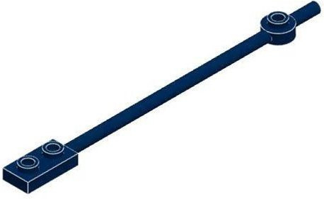 IAJIALE Bausteine-Set, dunkelblaue Balken, 10-teiliges Set - Bild 1