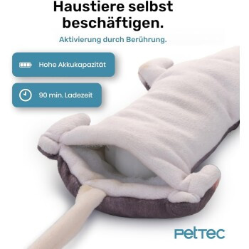 PetTec Ratte, interaktives Plüschtier für Katzen - Bild 3
