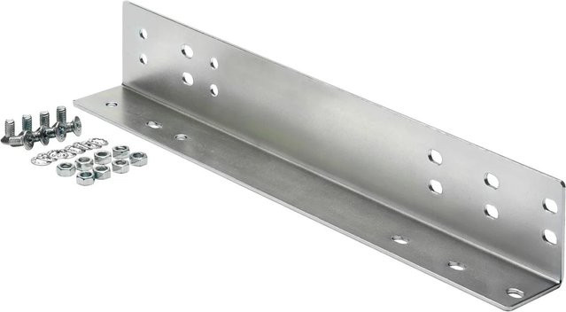 Accuride Winkelsatz 635xx Montagewinkel aus verzinktem Stahl, Farbe: Silber, 6-teilig, Länge: 470 mm - Bild 1