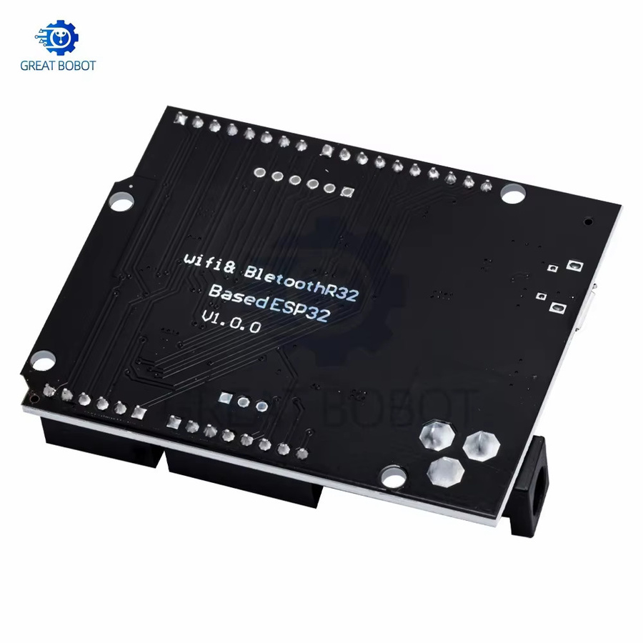 Baishundianzi ESP32 Wemos D1 R32 Entwicklung Board mit WiFi und Bluetooth, 4 MB Flash, CH340G, Schwarz - Bild 4