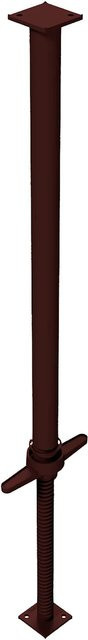 Schake Kanalstrebe Perfekt in Braun matt, Durchmesser: 32 mm, Länge: 1,10 m - Bild 1