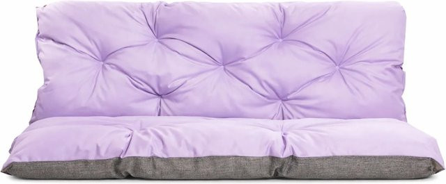 Setgarden Enkel Palettenkissen Set mit Sitzkissen und Rückenkissen, Farbe: Purple, B/T/H: 120 x 60 x 60 cm - Bild 1
