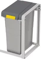 Hailo ProfiLine Öko XL Wertstoffsammler Erweiterung, grau, Volumen 38 l, B: 35,5 cm, T: 39,5 cm, H: 56,0 cm - Bild 1