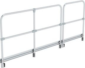 MUNK Günzburger Steigtechnik Geländer steckbar für Plattformlänge 3060 mm in Silber - Bild 1