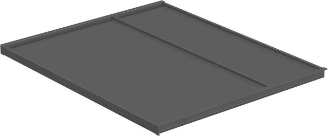 Ninka Deckelplatte aus Kunststoff in Dunkelgrau für Korpusbreite 60 cm und Seitenstärke 16 mm - Bild 1