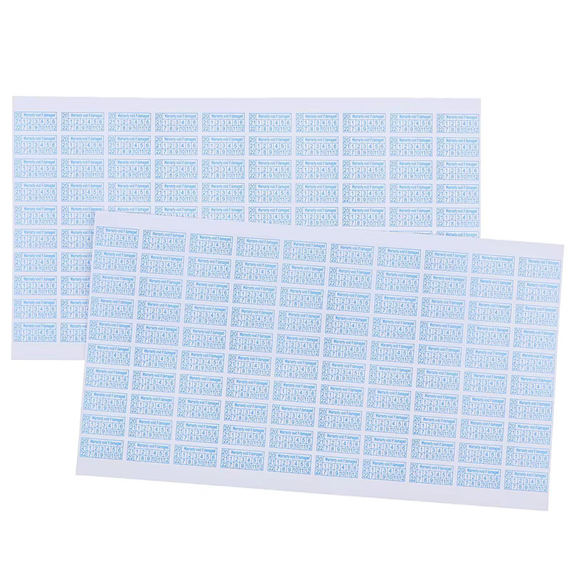 200 Stück Sicherheitsaufkleber als Schutzsiegel mit Aufschrift Zerbrechlich in Weiß aus Papier - Bild 2