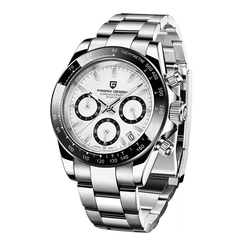PAGANI DESIGN Chronograph, Quarz, Edelstahl, Saphirglas, Herren - Bild 7
