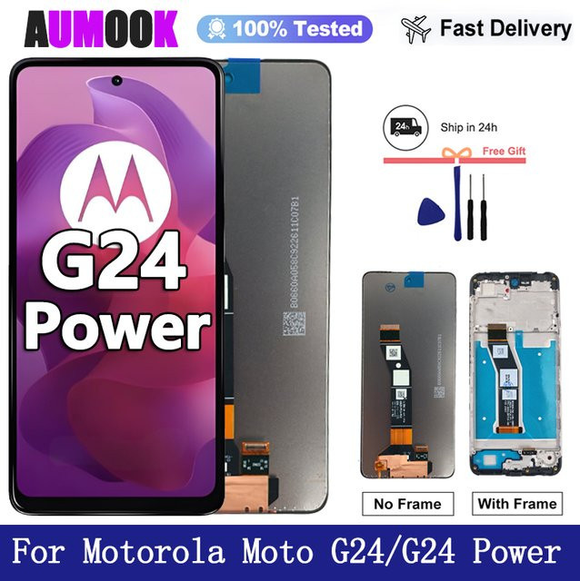Motorola Moto G24 und Moto G24 Power LCD-Display mit Touchscreen-Digitizer-Einheit als Ersatzdisplay - Bild 1