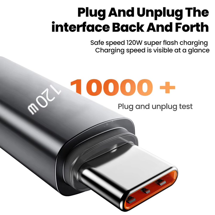 NNBILI 3er-Set USB-C auf USB-C Spiralkabel mit 120W Schnellladung in Schwarz und Grün - Bild 6